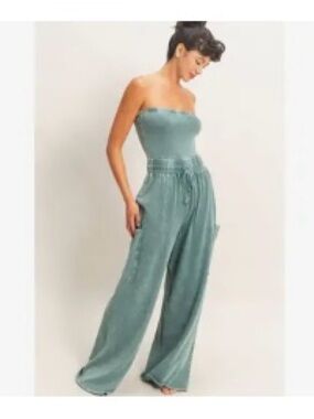 🆕🤍DARK TEAL JUMPSUIT